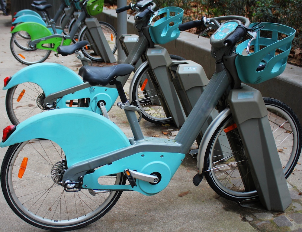 E-Bikes charging